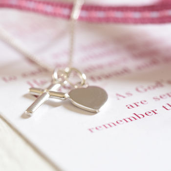 First Holy Communion Necklace And Poem, 2 of 5