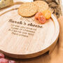 Personalised Deep Groove Cheese Chopping Board, thumbnail 3 of 4