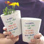 Personalised Plant Pot Gift For Dad, thumbnail 1 of 3