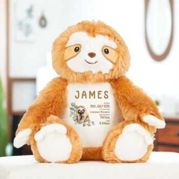 Baby Birth Giraffe Soft Toy, 5 of 8