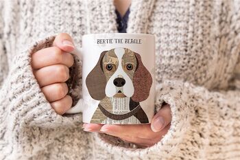 Beagle Dog Mug, 2 of 6