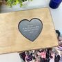 Personalised Wooden Heart Memory Box, thumbnail 2 of 12