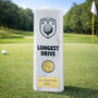 Personalised Longest Drive Golf Trophy – White Column Award, thumbnail 1 of 2