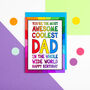 Awesome Coolest Dad Father's Day Card, thumbnail 4 of 4