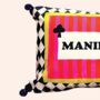 'Manifest It' Velveteen Pillow, thumbnail 3 of 4