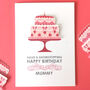 Bake Off Style 3D Birthday Cake Showstopper Card, thumbnail 1 of 9