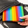 Blue Badge Wallet Disabled Parking Permit Holder Rainbow Stripe, thumbnail 2 of 7