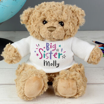 Personalised Big Sister Teddy Bear, 3 of 3