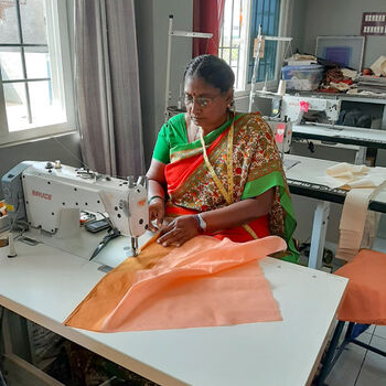 Reusable Sari Gift Wrap Bundle, Medium Furoshiki Cloths, 10 of 11