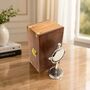 Personalised 13th Anniversary Silver Colour Desk Clock, thumbnail 7 of 10
