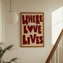 Where Love Lives Music Print, thumbnail 1 of 12