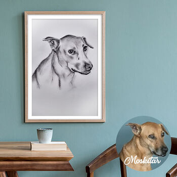 Personalised Hand Drawn Pet Portrait Cat / Dog Drawing, 12 of 12