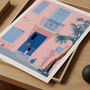 Mediterranean Escape Art Print, thumbnail 3 of 4