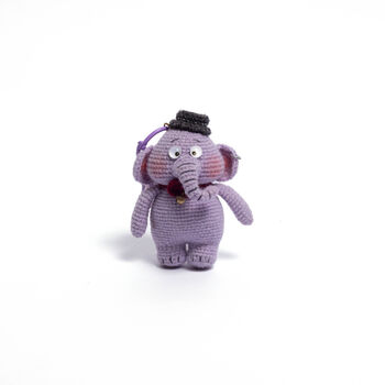 Shetland Wool Circus Amigurumi Bag Charm Collection, 5 of 6