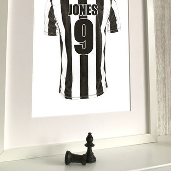 Personalised Football Shirt Name And Number Print, 2 of 4