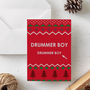 Funny Christmas Card: Little Drummer Boy, thumbnail 1 of 1