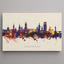 Aberdeen Skyline Cityscape Vintage Art Print, thumbnail 6 of 12