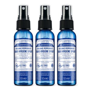 Dr Bronner's Peppermint Hand Hygiene Spray 60ml, 2 of 2