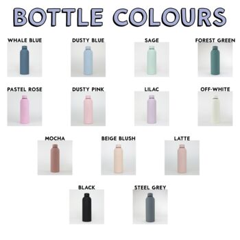 Personalised Teachers Insulated Bottle End Of Term Gift, 3 of 7