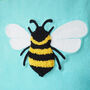 Bumblebee Punchneedle Wall Hanging, thumbnail 2 of 5