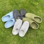 Green 100% Wool Indoor Slippers Made In Nepal, thumbnail 5 of 6