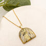 Abstract Animal Arch Shaped Pendant Necklace, thumbnail 6 of 12