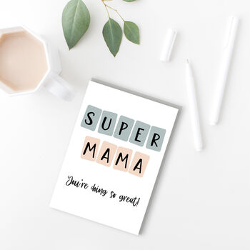 Super Mama Card, 2 of 3