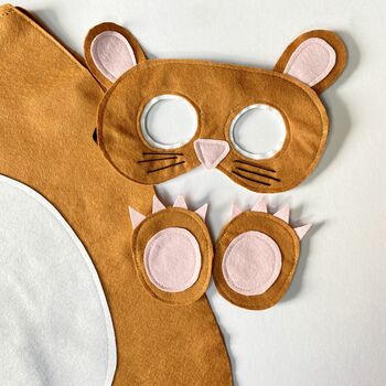 Brown Mouse Costume For Children And Adults, 3 of 10