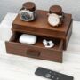 Watch Display Case For Men Christmas Gift Walnut, thumbnail 3 of 7