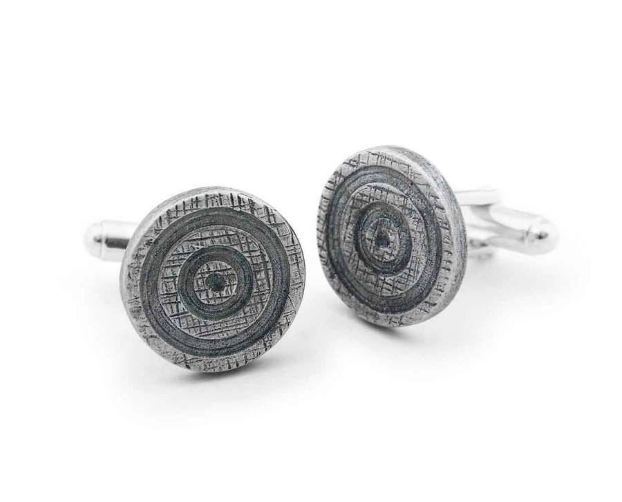 Target Silver Cufflinks By Latham & Neve