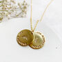 Family Hidden Message Disc Necklace, thumbnail 4 of 7