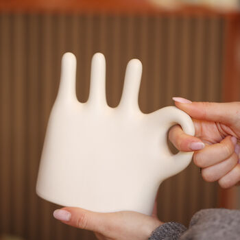 'OK Gesture' Ceramic Jewellery Holder, 3 of 9