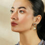 Peach Statement Pearl Drop Earring, thumbnail 3 of 3