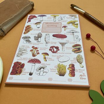 Mushrooms Spotting Journal Notepad, 8 of 10