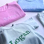 Summer Personalised Child Ribbed Sets | Embroidered Set, thumbnail 3 of 9