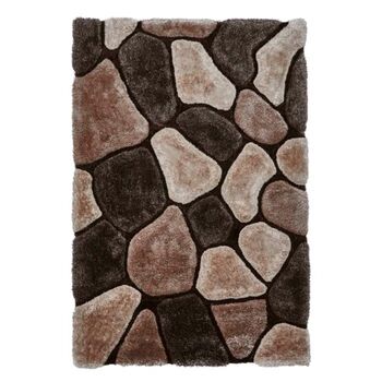Noble House Area Rug Hand Tufted Rectangle Beige, 2 of 6