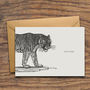 'Easy Tiger' Personalised Greeting Card, thumbnail 1 of 3