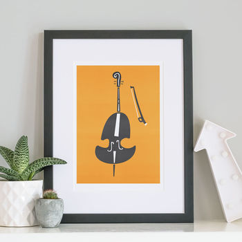 Double Bass Print, 2 of 7