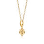 18ct Gold Fox Charm Necklace, thumbnail 2 of 6