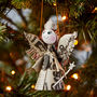 Recycled Newspaper Angel Decoration, thumbnail 1 of 6