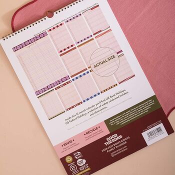 2026 2027 A3 Family Wall Calendar | Academic Year | Boho Circus, 5 of 7