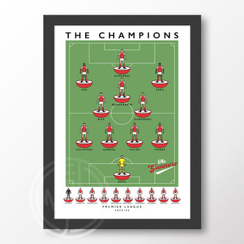 Arsenal The Champions 25/26 Poster, 6 of 6
