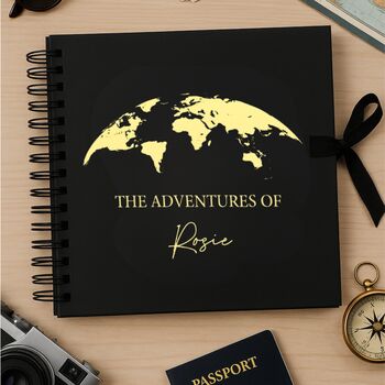 Personalised Travel Scrapbook Anniversary Gift For Travellers, 2 of 9