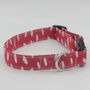 Red Smudge Dog Collar, thumbnail 3 of 6