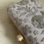 Pale Pink Floral Embroidered Clutch Bag, thumbnail 5 of 10