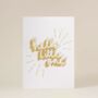 'Hello Little One' New Baby Card, thumbnail 3 of 5