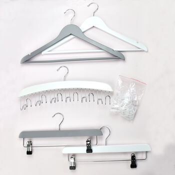 Set Of 71 Hangers And Accessories Mix, 3 of 12