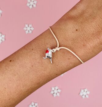The Little Christmas Robin Bracelet, 4 of 6