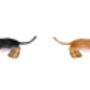 Double Cheeky Sausage Dog Butt Illustration Print, thumbnail 3 of 3