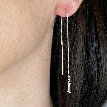 18th Threader Earrings, 2 of 3